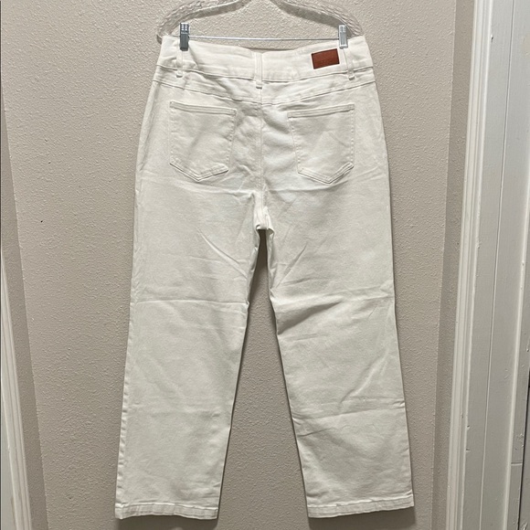 Sidefeel White high-waisted wide-leg jeans - Picture 3 of 6